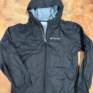 Columbia Black and Gray Hooded Jacket